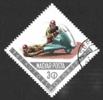 Stamps : Europe : Hungary :  1476 - Carreras de Acrobacias