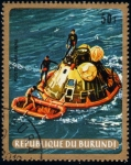 Stamps Africa - Burundi -  Apolo 11: Amerizaje del Columbia