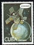 Stamps : America : Cuba :  Dia de la Cosmonautica sovietica: Intercosmos