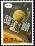 Stamps : America : Cuba :  Dia de la Cosmonautica sovietica: Venus 9