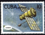 Sellos de America - Cuba -  Dia de la Cosmonautica sovietica: Cosmos