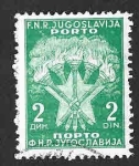 Stamps Yugoslavia -  J68 - Antorchas y Estrellas