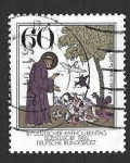 Stamps Germany -  1380 - Fresco de Giotto