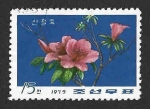 Stamps North Korea -  1375 - Rododendro de Montaña