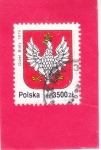 Stamps Poland -  ESCUDO de Armas , 1919