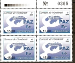 Stamps Honduras -  PAZ  FÈ  DEMOCRACIA  HONDURAS  ES  NUESTRA    