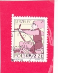 Stamps Poland -  ZODIACO-SAGITARIO