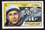 Stamps : America : Cuba :  20 Aniversario del hombre en el Espacio