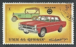 Stamps United Arab Emirates -  Coche de hepoca