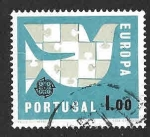 Sellos de Europa - Portugal -  916 - Paloma (EUROPA CEPT)