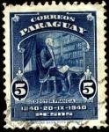 Stamps Paraguay -  Centenario fallecimiento Dictador Doctor FRANCIA.