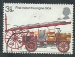 Stamps United Kingdom -  Coche de bomberos