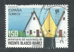Stamps Spain -  Aniv. Vicente Blasco Ibañez