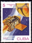 Stamps : America : Cuba :  Dia de la Cosmonautica; Mars 2