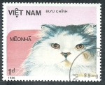 Sellos de Asia - Vietnam -  Gatos
