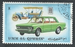 Stamps United Arab Emirates -  Coche