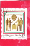 Stamps Hungary -  .Votantes, urnas, escudo nacional