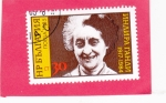 Stamps : Europe : Bulgaria :  Indira Ghandi (1917~1984)