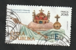 Stamps : Europe : Czech_Republic :  825 - Corona de San Wenceslao
