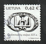 Stamps Lithuania -  1101 - Pilares de Gediminids siglo XIX