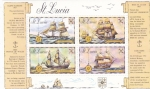 Stamps : America : Saint_Lucia :  veleros