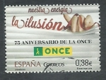 Stamps Spain -  75 Aniv. de la ONCE