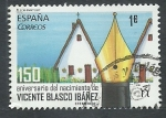 Stamps Spain -  Vicente  BLASCO  Ibañes