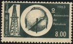 Stamps Brazil -  10 aniversario de Petrobras.
