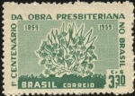 Stamps Brazil -  100 años de la obra Presbiteriana en Brasil.