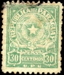 Stamps America - Paraguay -  Escudo de Paraguay. U.P.U.