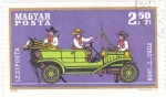 Stamps Hungary -  coche de época-
