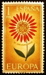 Stamps Spain -  ESPAÑA 1964 EUROPA-CEPT. V Aniversario