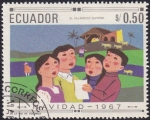 Stamps Ecuador -  Navidad 1967
