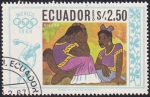 Stamps Ecuador -  Diego Rivera