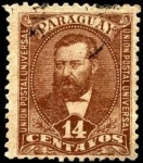 Stamps Paraguay -  Cirilo Antonio RIVAROLA