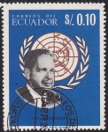 Sellos de America - Ecuador -  Dag Hammarskjöld