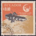 Stamps Ecuador -  Luna 10