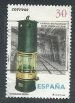 Stamps Spain -  Lampara de seguridad minera