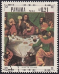 Sellos de America - Panamá -  La última cena, Juan de Juanes