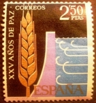 Stamps Spain -  ESPAÑA 1964 XXV años de Paz Española