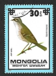 Sellos de Asia - Mongolia -  C115 - Curruca Gavilana