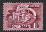 Stamps Hungary -  872 - Industria Pesada