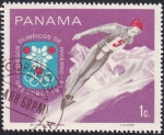 Stamps Panama -  Salto de Esquí