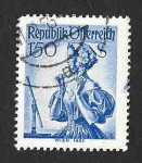 Stamps Austria -  543 - Traje Típico Femenino Vienes