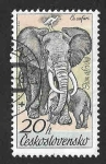 Stamps Czechoslovakia -  2085 -  Parque de Vida Salvaje Dvurkralove