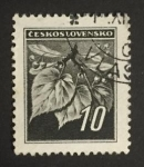 Stamps Czechoslovakia -  372- Hojas de tilo