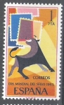 Stamps : Europe : Spain :  1668 Dia mundial del sello.