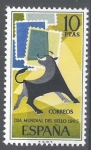 Stamps : Europe : Spain :  1669 Dia mundial del sello.