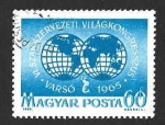 Sellos de Europa - Hungr�a -  1705 - VI Congreso de Sindicatos Mundiales