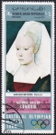 Sellos de Asia - Yemen -  Retrato de mujer, Van der Weyden